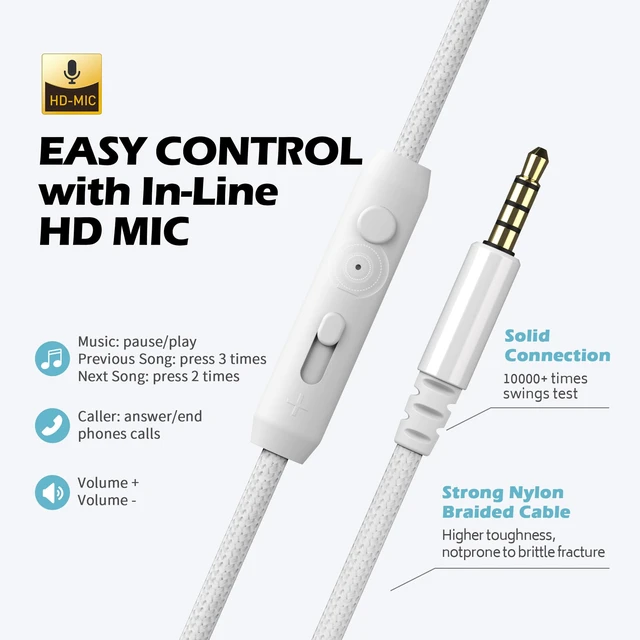 Alt view image 5 of 6 - C8 Kids Wired Headphones with Mic for School, 3.5mm, Lime Green On Ear Headsets and Volume Control Foldable, Corded Computer Chromebook for Boys Girls Teen Classroom Online Learning Travel