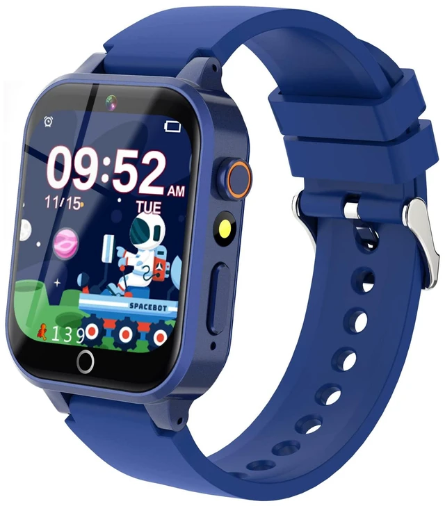 Main image of Upgrade Kids Smart Watch for Kids with 39 Puzzle Games HD Camera Video MP3 Player Habit Tracking Pedometer Flashlight 12/24 hr Kid Watches Gift for 4-12 Year Old Boys Toys for Kid