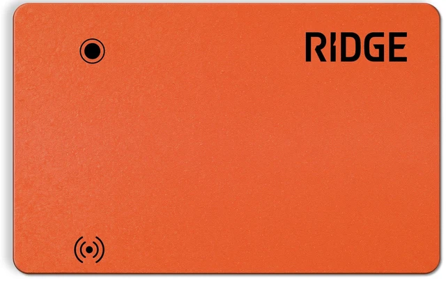 Main image of Ridge Tracker Card Compatible with Apple Find My, Compatible with Android Slim Tracking Card - Wallet Finder, Item Locator for Luggage Tags, Passports, Phone - MFi Certified, IP68 Water Resistance