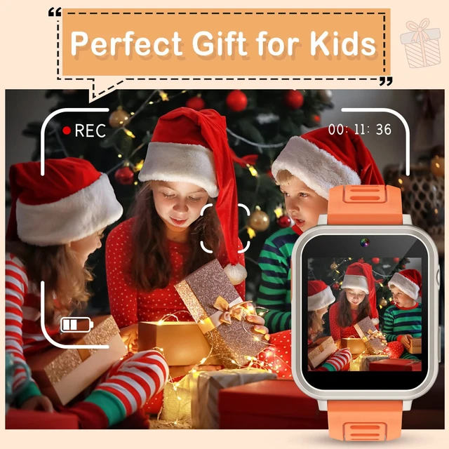 Alt view image 7 of 7 - Smart Watch for Kids, Kids Smart Watch with 39 Puzzle Games Camera Video Recorder Music Alarm Calculator Calendar Flashlight Pedometer Birthday Gifts Educational Toys for 3-12 Year Old Boys Girls