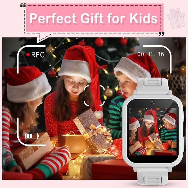 Alt view image 7 of 7 - Smart Watch for Kids with 39 Games, Kids Smart Watch Girls Gifts Age 4-12 HD Touch Screen Watches Camera Video Music Pedometer Flashlight Educational Toys Birthday Gifts for Girls Ages 6 7 8 9 10