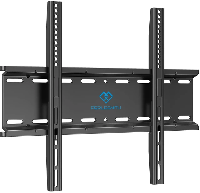 Main image of Ultra Slim Fixed TV Wall Mount for 2660 inch TVs up to 115 lbs 1.18" low profile, space-saving, 1.5x taller wall plate, anti-drop edges, security screws, fits 16" studs, max VESA 400x400mm