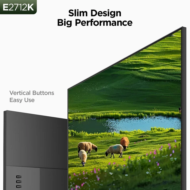 Alt view image 3 of 7 - 27 Inch Computer Monitor 144Hz FHD 1080p VA Display for Work & Play 4000:1 Contrast Ratio, Adaptive Sync, Eye Care TÜV Rheinland Certified, Slim Bezels, HDMI/VGA, VESA & Tilt for Home Office
