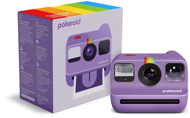 Main image of Go Generation 2 - Mini Instant Film Camera - Purple (9183) - Only Compatible with Go Film