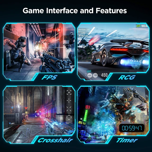 Alt view image 4 of 7 - 27 Inch Curved Gaming Monitor QHD 180Hz, 1ms 1500R VA Display 2560×1440p Monitor, Adaptive Sync, 4000:1 Contrast, 90% DCI-P3, Eye Care, HDMI×2 and DP, VESA, FPS & Console Gaming