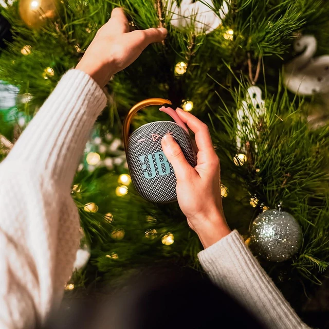 Alt view image 2 of 7 - Clip 4 - Portable Mini Bluetooth Speaker, big audio and punchy bass, integrated carabiner, IP67 waterproof and dustproof, 10 hours of playtime, speaker for home, outdoor and travel (Grey)