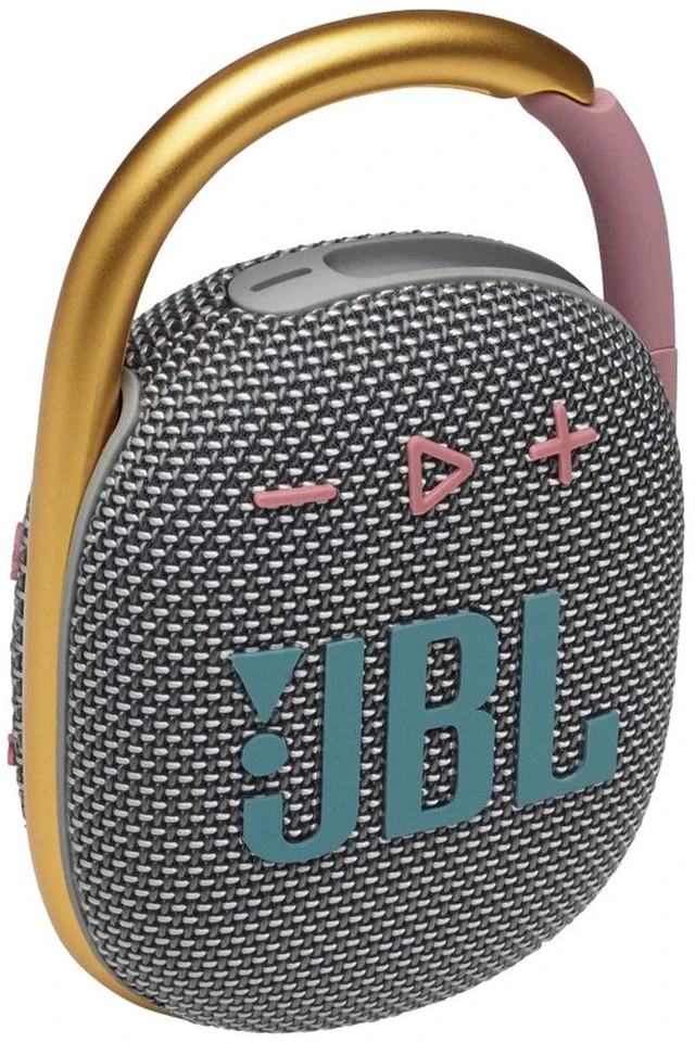 Alt view image 3 of 7 - Clip 4 - Portable Mini Bluetooth Speaker, big audio and punchy bass, integrated carabiner, IP67 waterproof and dustproof, 10 hours of playtime, speaker for home, outdoor and travel (Grey)