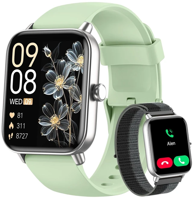 Main image of 1.85" Smart Watches for Women Men, 120+ Sport Modes Fitness Tracker Watch Smart Watch for iPhone/Samsung/Android Compatible, Bluetooth Calls, Recieve SMS/Notifications, Sleep/Heart Rate/SpO2 Monitor