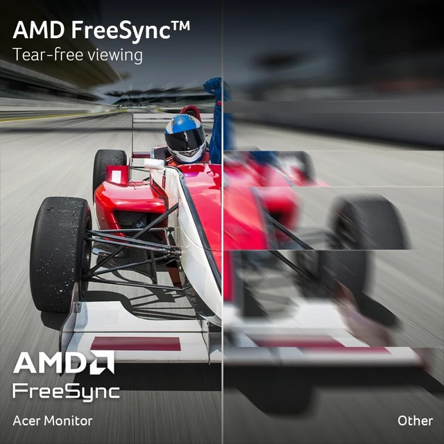Alt view image 3 of 7 - Nitro 27in QHD 2560x1440 IPS 180Hz Gaming Monitor KG271U N3bmiipx 0.5ms, AMD FreeSync, DCI-P3 95%, 2xHDMI, DisplayPort, Speaker, VESA Mountable, Bluelight Filter, Flickerless Technology