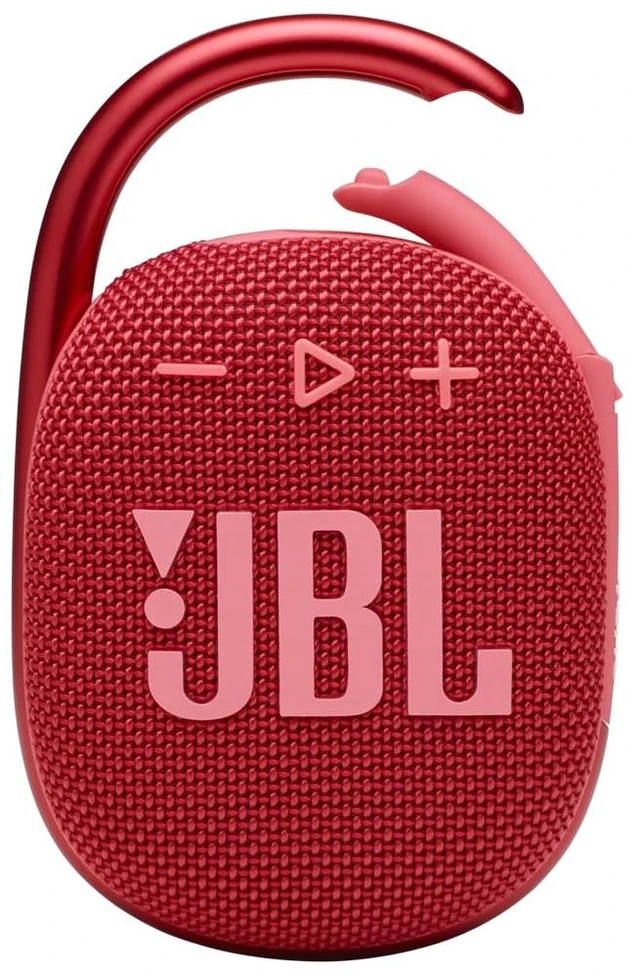 Main image of Clip 4 - Portable Mini Bluetooth Speaker, big audio and punchy bass, integrated carabiner, IP67 waterproof and dustproof, 10 hours of playtime, speaker for home, outdoor and travel (Red)