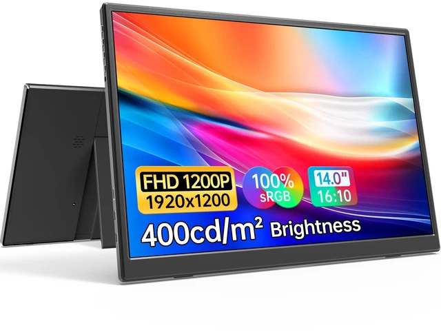 Main image of 14" FHD USB-C HDMI HDR Portable Monitor 14" FHD IPS HDR 400nit, USB-C/HDMI, speakers, ultra-slim, plug&play, for PC/Mac/Phone