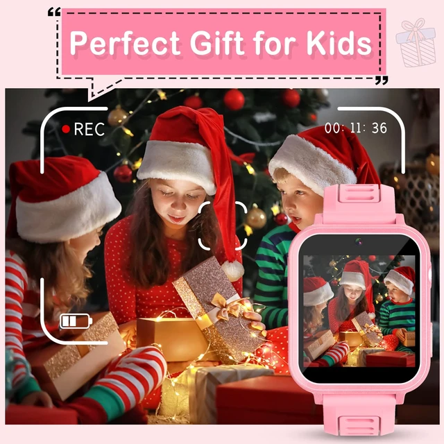 Alt view image 7 of 7 - Smart Watch for Kids, Toddler Watch Toys with 39 Games Camera Video Music Recorder Alarm Calculator Calendar Stopwatch Flashlight Pedometer Birthday Gift Toys for 3-12 Year Old Boys and Girls (Pink)