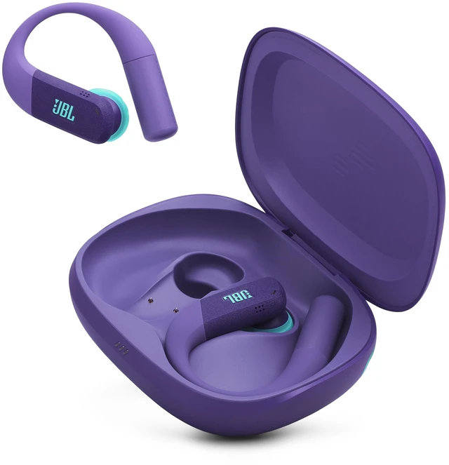 Main image of Endurance Peak 4 - Cancelling Sport Earbuds - Purple Adaptive Noise Cancelling with Smart Ambient, IP68 water and dust proof, Secure fit with TwistLock design