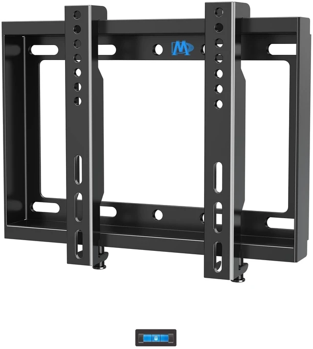 Main image of Fixed TV Wall Mount Bracket for Most 17-42'' Flat Screen TV Fixed TV Mount for VESA 50X50 to 200x200mm, 44 lbs, 8/Single Stud, Flush Low Profile Wall Mount MD2351