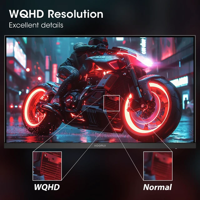 Alt view image 2 of 7 - 27 Inch 1440p Gaming Monitor, 200Hz Fast IPS, 1ms, HDR400 G2721P Adaptive Sync, 95% DCI-P3, HDMI2.0/DP1.4, VESA Mount for PC, Console, Streaming and Dual-Screen Setups