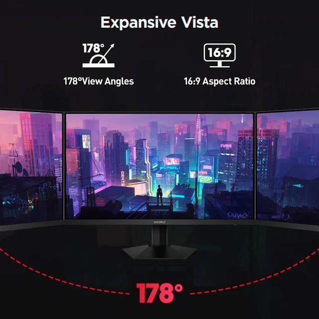 Alt view image 7 of 7 - 27 Inch 1440p Gaming Monitor, 200Hz Fast IPS, 1ms, HDR400 G2721P Adaptive Sync, 95% DCI-P3, HDMI2.0/DP1.4, VESA Mount for PC, Console, Streaming and Dual-Screen Setups