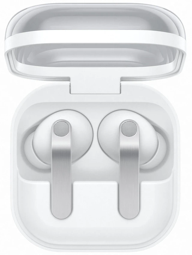 Alt view image 4 of 5 - Galaxy Buds 4 Pro Ai Advanced 2 Way Speakers Wireless Bluetooth 6.1 Noise Cancelling Real-Time Interpreter Redesigned Comfort Fit Version Latino Americana (White SM-R640NZWALTA)