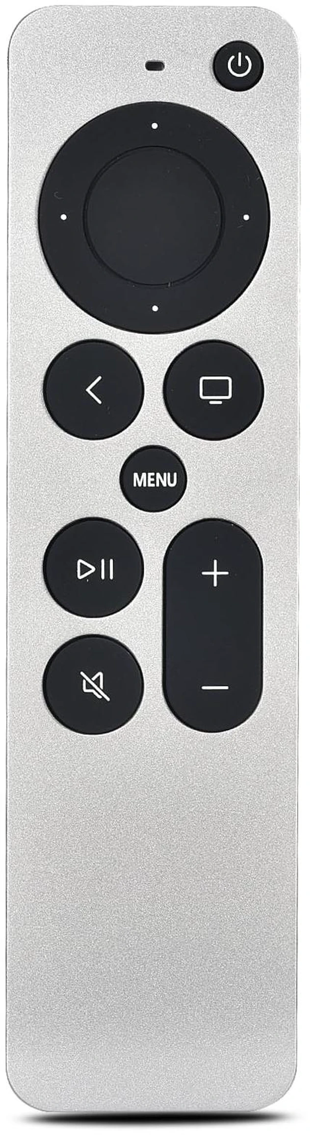 Main image of Replacement Remote for Apple TV, Rechargable and Bluetooth Edition Remote Control for Apple TV HD/4K(1st,2nd,3rd Gen),Compatible with A1625, A1842, A2169, A2737/A2843,With TV control