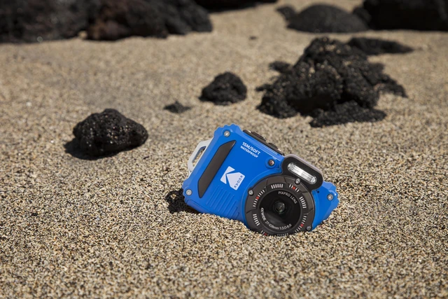 Alt view image 2 of 7 - PIXPRO WPZ2 16MP Waterproof Digital Camera, 15m, 4X Zoom, Blue 1080p Full HD video, Wi-Fi sharing, 27mm wide angle lens, 2.7 inch LCD, shockproof to 2m
