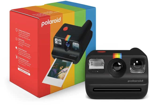 Main image of Go Generation 2 - Mini Instant Film Camera - Black (9096) - Only Compatible with Go Film