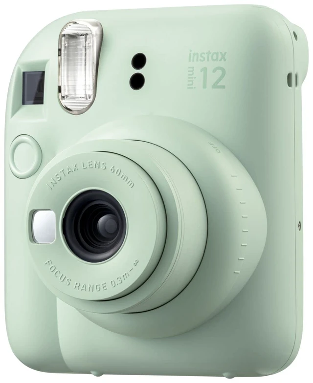 Alt view image 2 of 7 - Instax MiniI 12 Instant Film Camera Mint Green, Instax Mini Twin Pack Instant Film 20 Prints, Prtotective Case, Gift Bundle