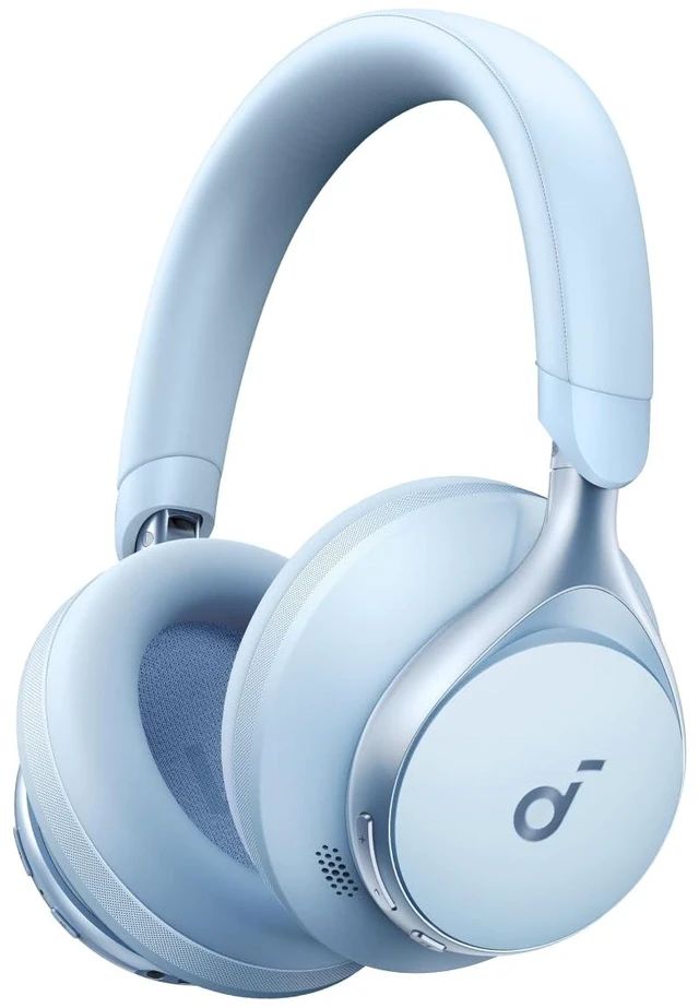 Main image of Anker Space One ANC Over-Ear Headphones, Voice Reduction Active Noise Cancelling, Comfortable Fit, Bluetooth, 40H ANC Playtime, App Control, LDAC Hi-Res, 3 Mics with AI, Travel-Ready