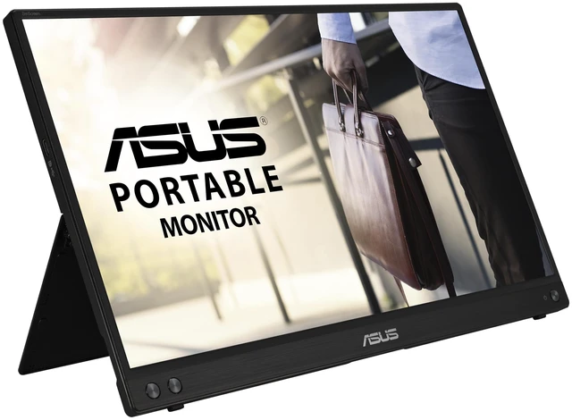 Main image of ZenScreen 15.6 1080P Portable Monitor (MB16ACVR) - Full HD, IPS, Eye Care, Flicker Free, Blue Light Filter, Kickstand, USB-C Power Delivery, for Laptop, PC, Phone, Console