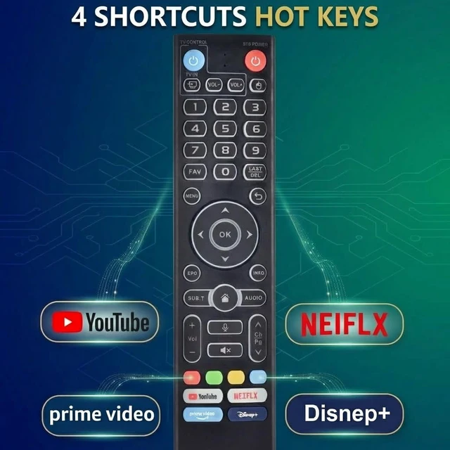 Alt view image 5 of 7 - Replacement Intelligent Voice Backlit Remote for vSeeBox V5 Pro/V3 Plus/Pro Compatible with V6 Plus/ V5 Pro / V3 Plus/V3/ V2 /V1 Max/Elite/Max/OctaStream Latest Technology Android TV Box