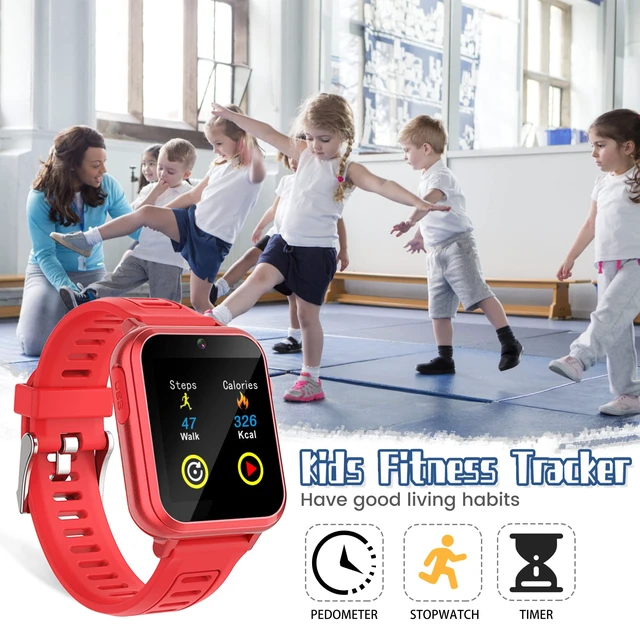 Alt view image 6 of 7 - Smart Watch for Kids - Kids Smart Watch Girls Boys Gifts for 4-12 Years Old with 24 Games Camera Video Music Player Flashlight Alarm Clock Pedometer Birthday for Boys Girls Age 6 7 8 9