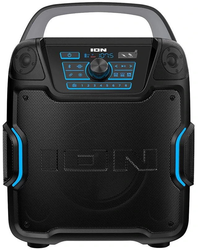 Alt view image 2 of 7 - Sport 320 200W Bluetooth Outdoor Speaker with Wheels 320 Degree Sound, Water-Resistant, Rechargeable Battery, USB Charging, Stereo Linking, Bass Boost, App Control, for Parties