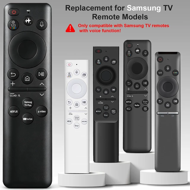 Alt view image 3 of 7 - for Samsung-Smart-TV-Remote-Replacement, BN59-01480A, Solar & Type-C Rechargeable, Voice & AI Control, Compatible with 2025-2026 Samsung Smart TVs