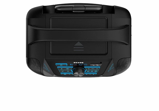 Alt view image 6 of 7 - Sport 320 200W Bluetooth Outdoor Speaker with Wheels 320 Degree Sound, Water-Resistant, Rechargeable Battery, USB Charging, Stereo Linking, Bass Boost, App Control, for Parties