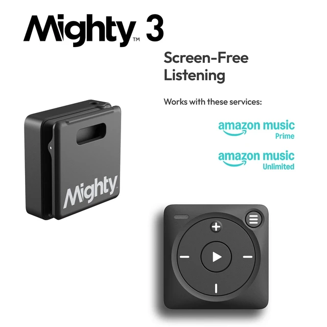 Alt view image 2 of 6 - 3 Music Player Portable Screen-Free Offline Music for Kids & Fitness, Bluetooth & Wired Headphones, Stores 1000+ Songs, No Phone or WiFi Needed for Playback - Black