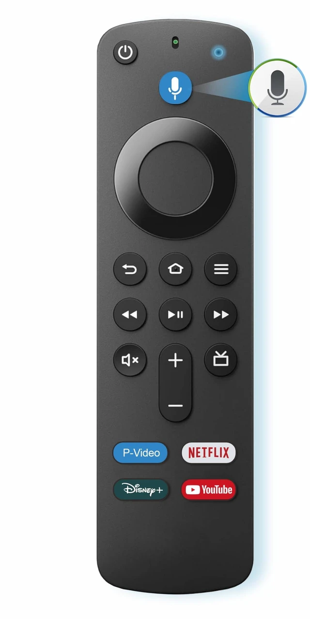 Main image of Replacement for Fire Stick Remote, Fire TV Stick Remote Select/Plus/Max/HD | Universal, Alexa Voice Control, Youtube Button, Amazon FireStick, Cube, Easy Pairing