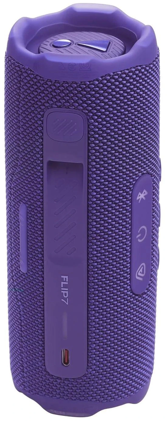 Alt view image 7 of 7 - Flip 7 Portable Bluetooth Speaker, IP68 Waterproof, Dustproof, Drop-Proof, PushLock System, AI Sound Boost, 16H Battery, Megen Hardshel Protection Case (Purple)