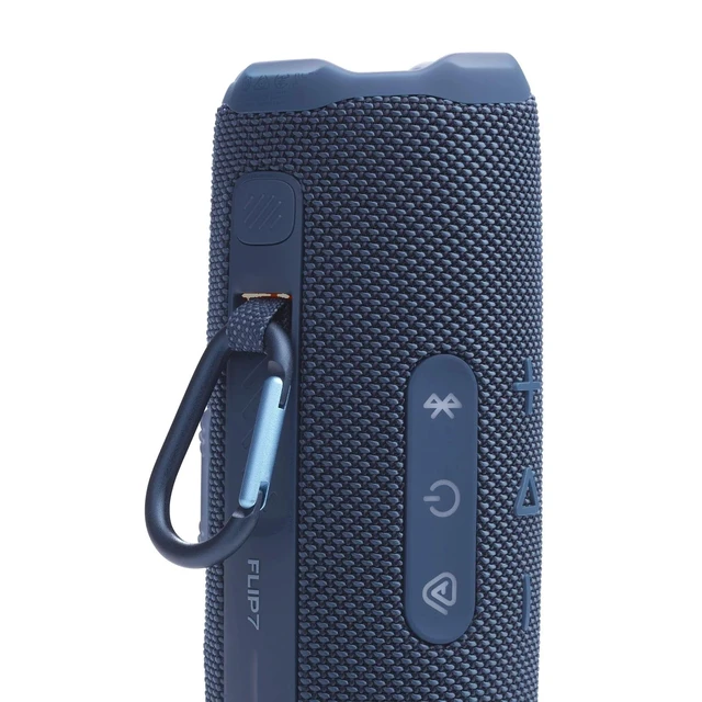 Alt view image 3 of 6 - Flip 7 Portable Bluetooth Speaker, IP68 Waterproof, Dustproof, Drop-Proof, PushLock System, AI Sound Boost, 16H Battery, Megen Hardshel Protection Case (Blue)