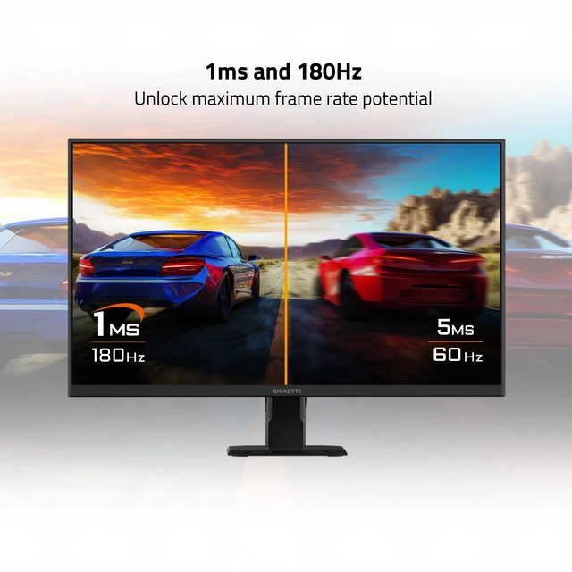 Alt view image 3 of 7 - GS27QA SA 27" SuperSpeed IPS FHD 180Hz AMD Freesync Gaming Monitor Black, QHD 2560x1440, 1ms MPRT, AMD FreeSync, HDR 10 Ready, 2X HDMI 2.0, DP 1.4, Tilt Adjustable