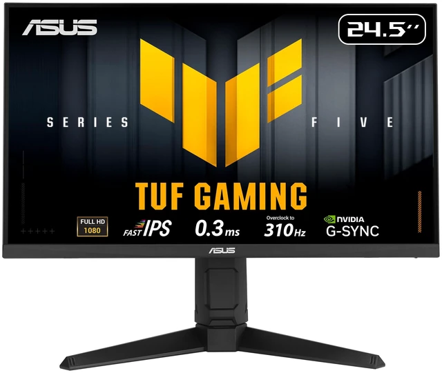 Main image of TUF Gaming VG259QMRL5A 25 Inch 1080p 310Hz G-SYNC Gaming Monitor Gaming AI, Ergonomic Stand, FreeSync Premium, Fast-IPS panel, DisplayHDR 400, 0.3ms, 99% sRGB, Height Adjustable