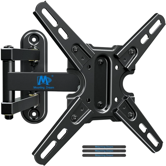 Main image of UL Listed TV Mount Swivel and Tilt for Most 13-42 Inch TVs Full Motion TV Wall Mount Bracket with Articulating Arm, Max VESA 200x200mm, Holds up to 50 lbs, MD2465