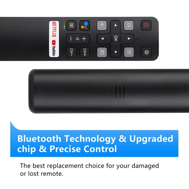 Alt view image 5 of 7 - Voice Replacement for TCL-Android-TV-Remote,New Upgraded RC802V for TCL Smart TVs with Google Voice Function