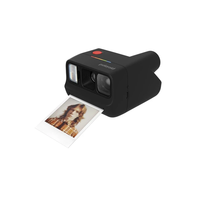 Alt view image 2 of 7 - Go Generation 3 Bundle - Mini Instant Film Camera + 16 Color Photos - Black (6659) - Only Compatible with Go Film