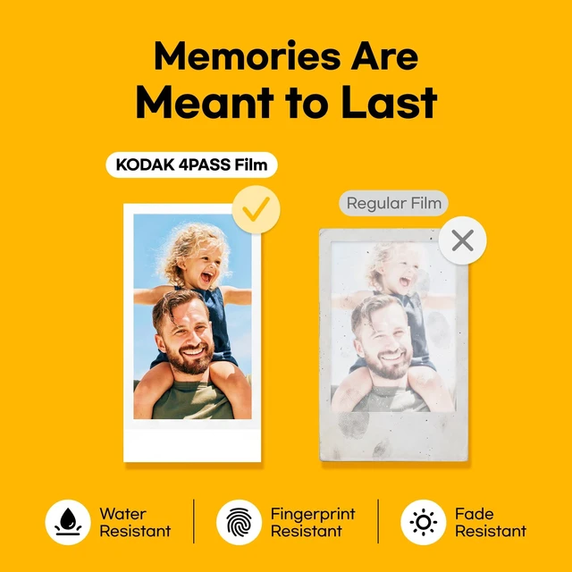 Alt view image 6 of 7 - Mini Shot 2 Retro 2x3 Instant Camera, Photo Printer, 38 Sheet, Yellow