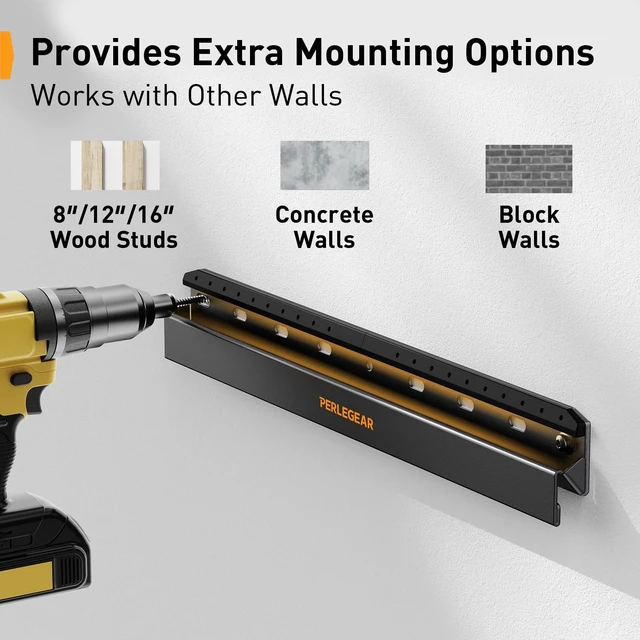 Alt view image 5 of 7 - No Drill TV Wall Mount for Most 24-65 Inch TVs up to 100 lbs Studless TV Mount, Drywall TV Bracket with Max VESA 400x400mm, No Stud, Easy Install, Low Profile