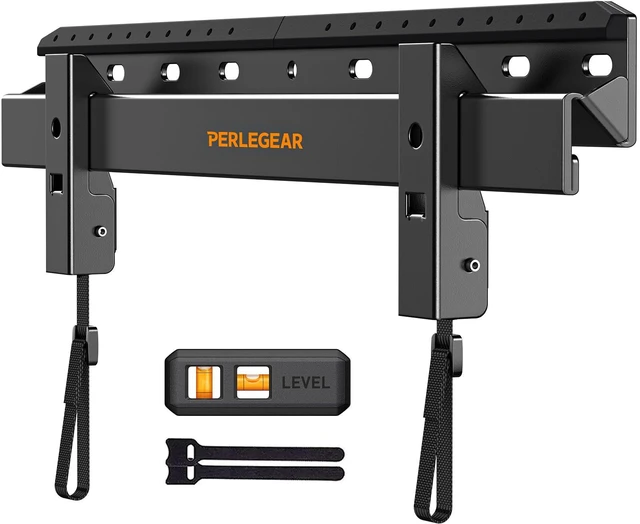 Alt view image 7 of 7 - No Drill TV Wall Mount for Most 24-65 Inch TVs up to 100 lbs Studless TV Mount, Drywall TV Bracket with Max VESA 400x400mm, No Stud, Easy Install, Low Profile