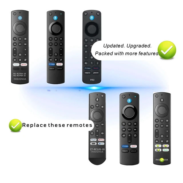 Alt view image 4 of 5 - Replacement Remote Compatbile with Toshiba TV Remote, 2026-2020 Updated, Premium, Pro, Universal for Insignia, Hisense, TCL Smart TV Remote