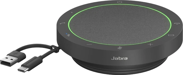 Main image of Speak2 55 Wireless Bluetooth Speakerphone (2025 Edition), Dark Grey Portable Speakerphone, 4 Noise-Cancelling Microphones, Microsoft Teams Certified, Clear Sound for Online Meetings
