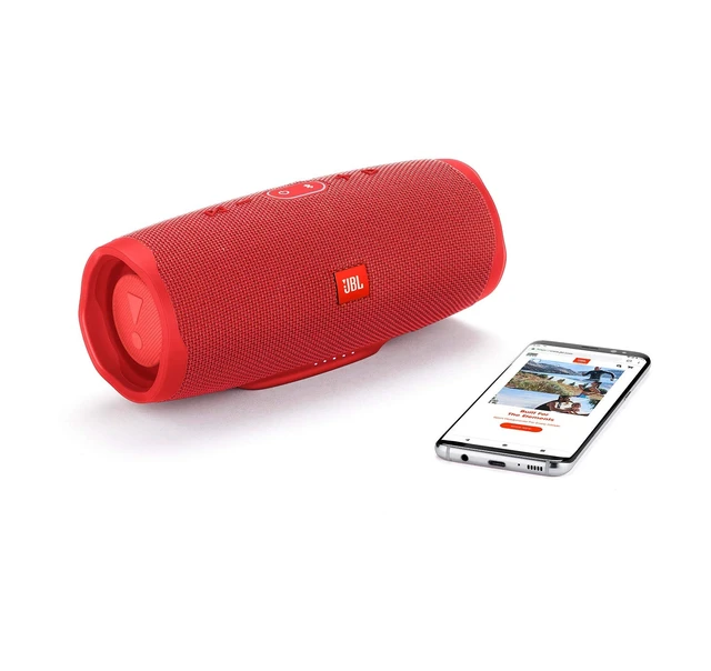 Alt view image 5 of 7 - Charge 4 - Waterproof Portable Bluetooth Speaker - Red Wireless Bluetooth Streaming, Up to 20 hours of playtime, IPX7 waterproof, Connect, Durable fabric and rugged material