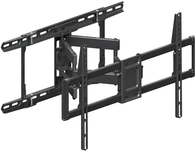 Main image of Full Motion TV Wall Mount for 42-84 Inch TVs up to 100lbs UL Listed TV Mount with Extension, Swivel and Tilt, Wall Mount TV Bracket, Max VESA 600x400mm, Fits 16"/ 18"/ 24" Studs