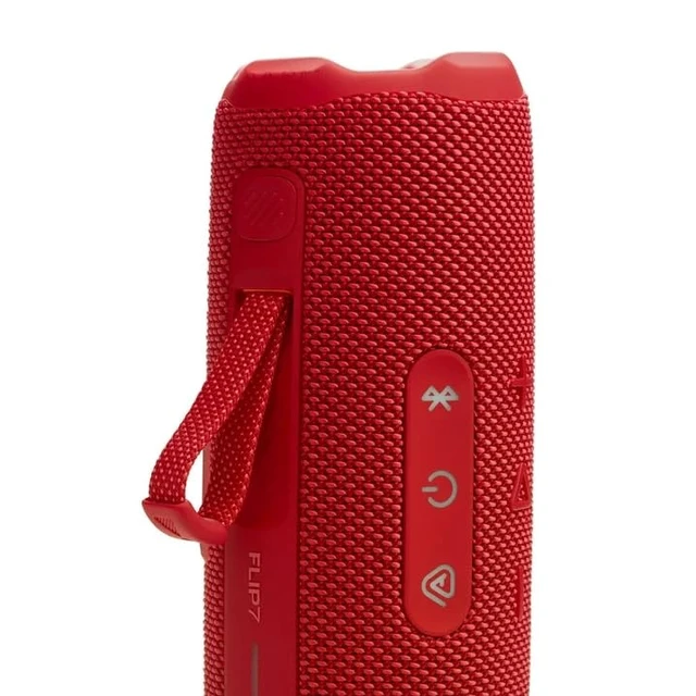 Alt view image 5 of 7 - Flip 7 Portable Bluetooth Speaker, IP68 Waterproof, Dustproof, Drop-Proof, PushLock System, AI Sound Boost, 16H Battery, Megen Hardshel Protection Case (Red)