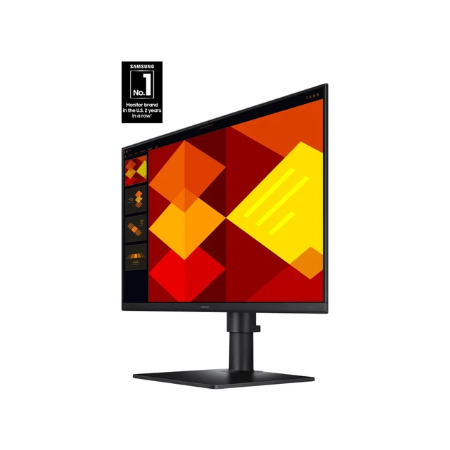 Alt view image 2 of 7 - 24 (S40GD) Borderless Business Monitor with IPS Panel 100Hz Refresh Rate, Eye Saver Mode, Ergonomic Design, Game Picture Mode, LS24D408GANXGO